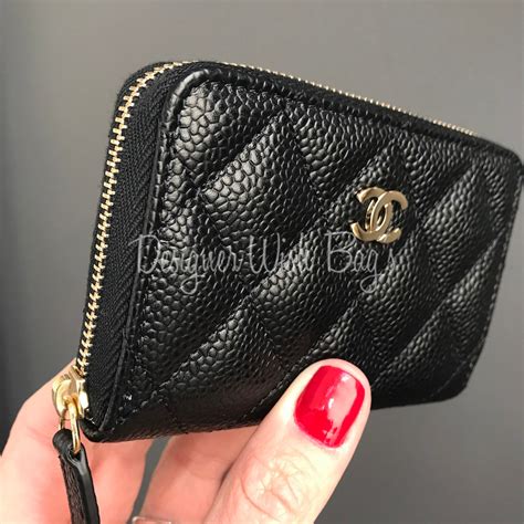 chanel zippy wallet price|chanel small zipper wallet.